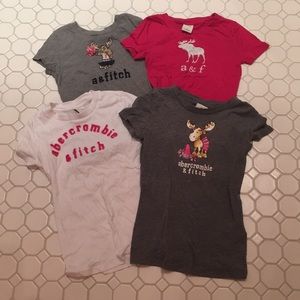 Bundle of Abercrombie and Fitch Tees - Kids/Girls